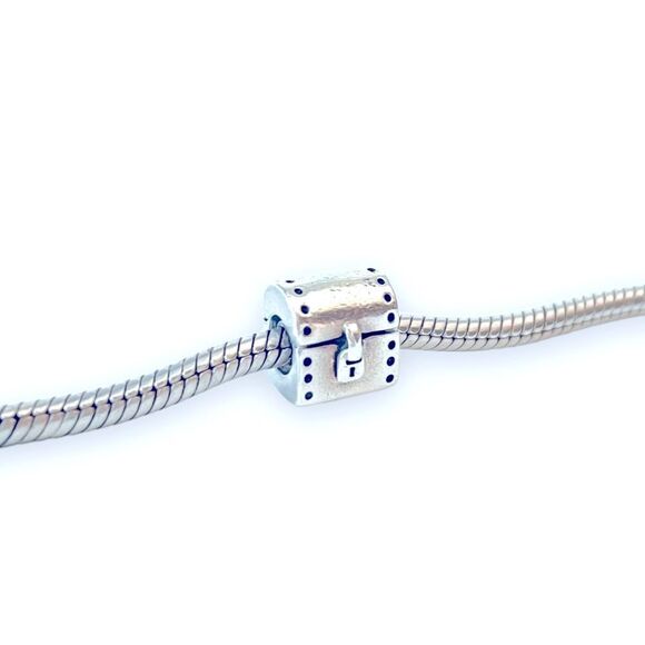 Pandora Retired Treasure Chest Charm - Picture 1 of 5